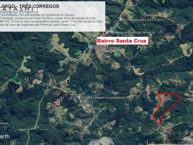 #08253 - Chácara para Venda em Campo Largo - PR