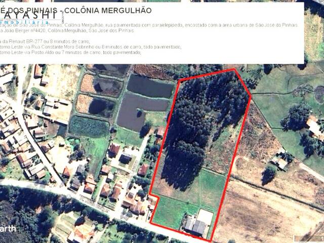 #08258 - Chácara para Venda em São José dos Pinhais - PR